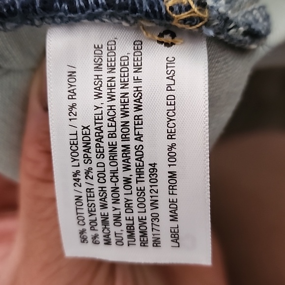 ISABEL MATERNITY By Ingrid & Isabel Under Belly Blue Jean Shorts. Size: 14. NWT - Picture 13 of 13